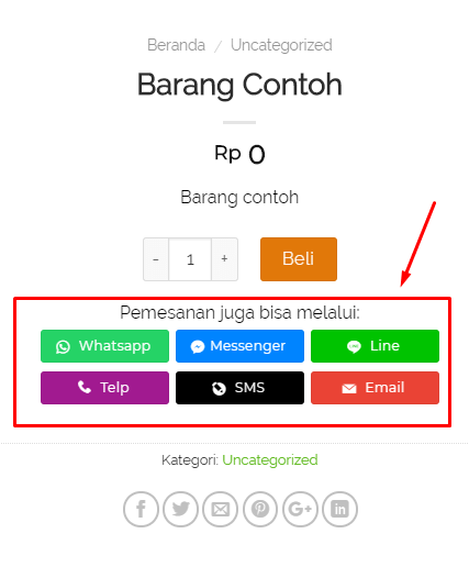 cara beli via sms, wa, line, telepon